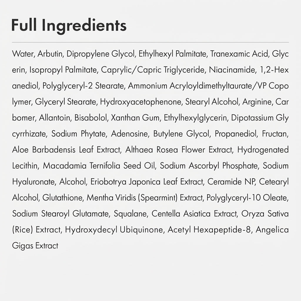 Scar Labs™ – Arbutin 7% + Tranexamic Acid 4% Cream