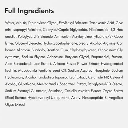 Scar Labs™ – Arbutin 7% + Tranexamic Acid 4% Cream